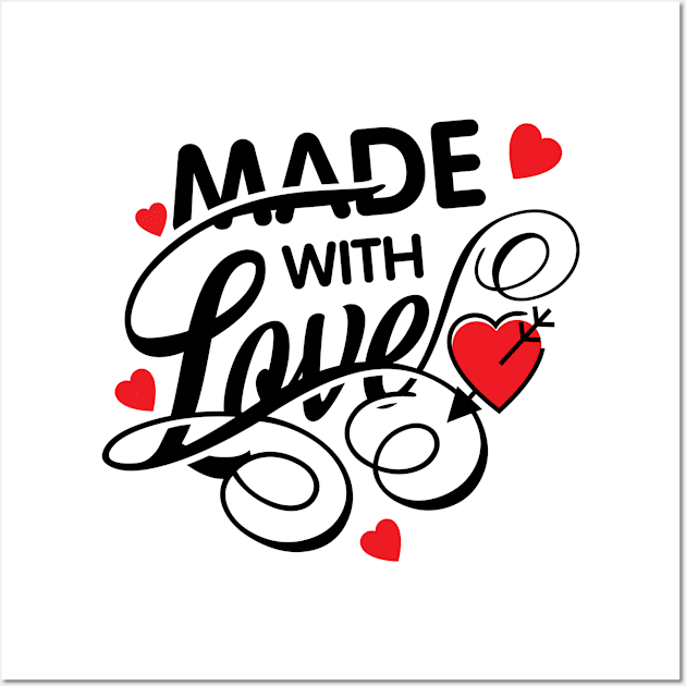 made with love Wall Art by evolet store